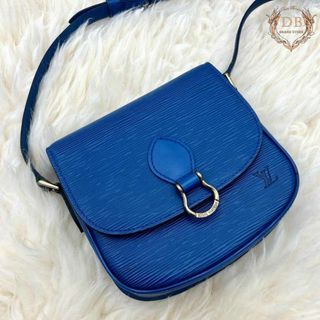 ルイヴィトン(LOUIS VUITTON)のルイヴィトン エピ ミニ サンクルー ショルダーバッグ ブルー ゴールド金具(ショルダーバッグ)