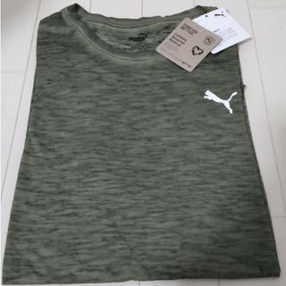 プーマ(PUMA)のプーマTシャツ メンズ L カーキ(Tシャツ/カットソー(半袖/袖なし))