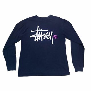 ステューシー(STUSSY)のOLD STUSSY ロンT ネイビー ナス紺 Lサイズ(Tシャツ/カットソー(七分/長袖))