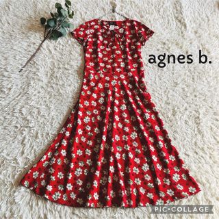 アニエスベー(agnes b.)のアニエスベー　agnes b.  花柄ワンピース(ロングワンピース/マキシワンピース)