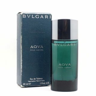ブルガリ(BVLGARI)のほぼ満量 正規品 ブルガリアクアプールオム 30ml アクア プールオム(香水(男性用))