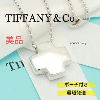 ティファニー(Tiffany & Co.)の【美品】TIFFANY&Co. ローマン クロス ネックレス(ネックレス)