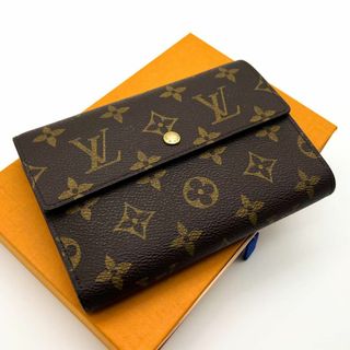 ルイヴィトン(LOUIS VUITTON)の【極美品】ルイヴィトン　ポルトトレゾールエテュイパピエ　折り財布　モノグラム　茶(財布)