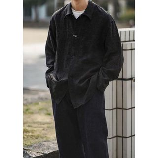 COMOLI  23SS リネンドット シャツジャケット X01-01027