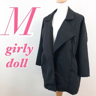 girly doll ガーリードール 五分袖ジャケット オフィスカジュアル(その他)