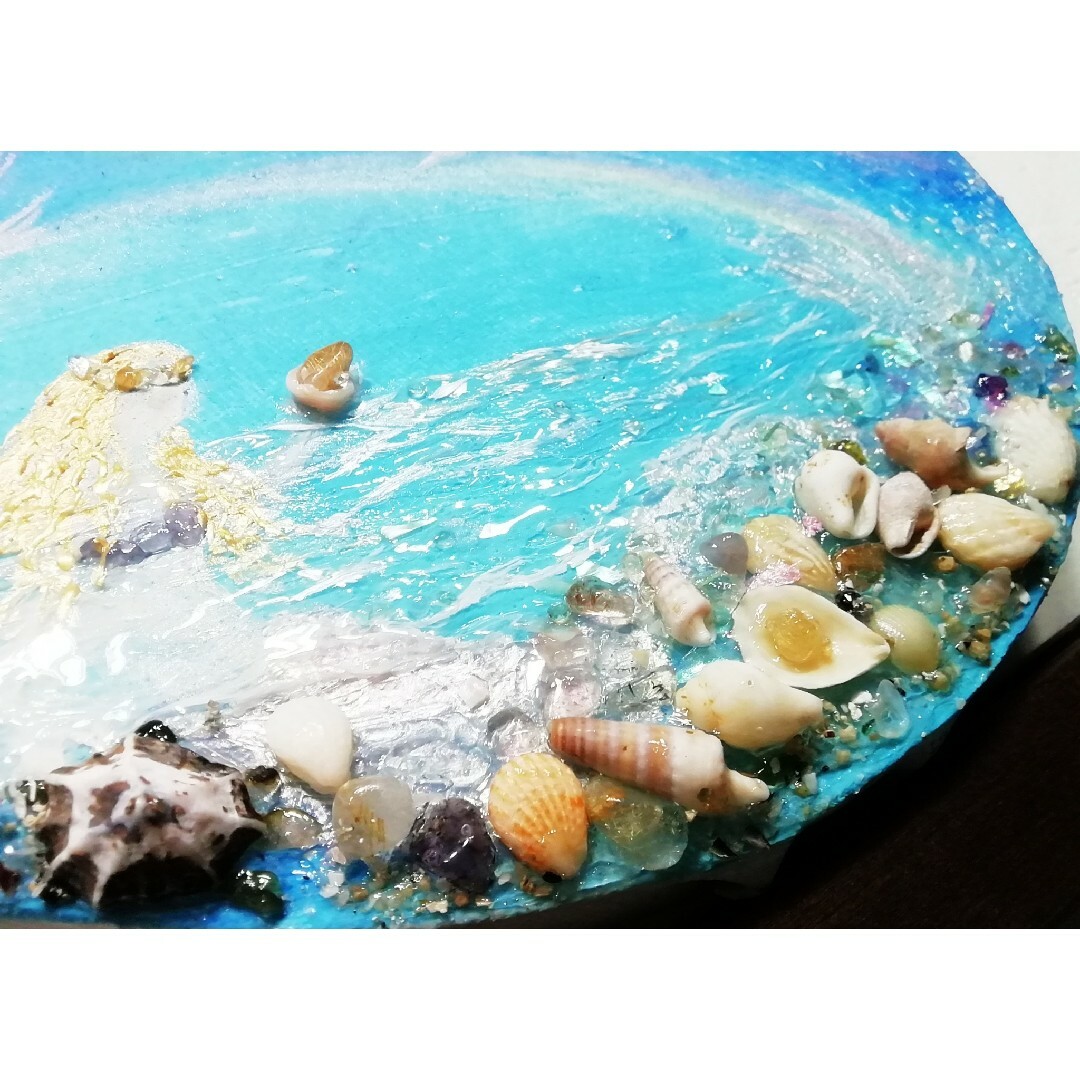 風水開運絵画*人魚の棲む宝石の海 貝 鳳凰~願望成就 金運 出会い 縁結び 円満 風水開運絵画*人魚の棲む宝石の海 貝 鳳凰~願望成就 金運 出会い 縁結び 円満