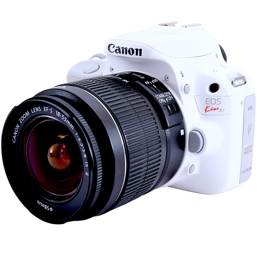 手振れ補正付き!! Canon キャノン Kiss X7 ホワイト #6096 カメラ 手振れ補正付き!! Canon キャノン Kiss X7 ホワイト #6096 カメラ