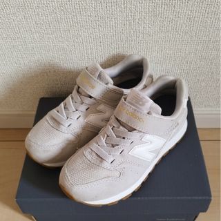 New Balance - ニューバランス キッズスニーカー yv996 ライトグレー 17cm