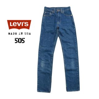 リーバイス(Levi's)のLEVI'S 505［US製］［90s］［赤印字］ストレートデニムパンツ(デニム/ジーンズ)