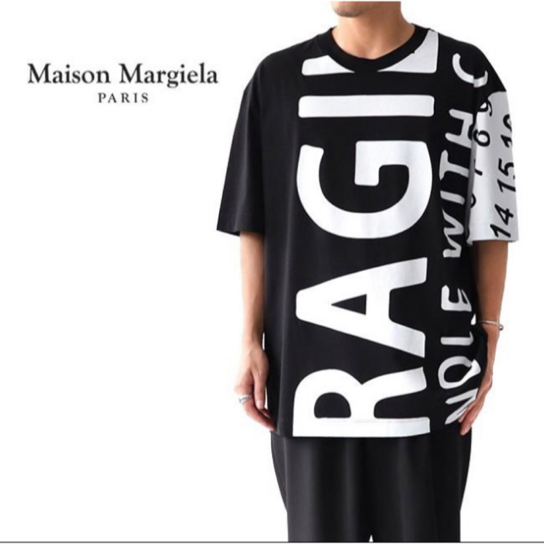希少】Maison Margiela メゾンマルジェラ ビッグロゴ Tシャツ 希少】Maison Margiela メゾンマルジェラ ビッグロゴ Tシャツ