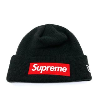 シュプリーム(Supreme)の★SUPREME シュプリーム 22AW × NEW ERA Box Logo Beanie ニューエラー ボックス ロゴ ビーニー ニットキャップ ブラック(ニット帽/ビーニー)