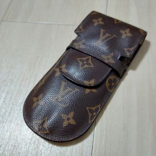 ルイヴィトン(LOUIS VUITTON)の美品 LOUIS VUITTON ルイヴィトン ペンケース  革 モノグラム(ペンケース/筆箱)