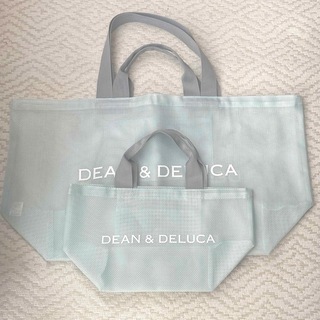 DEAN & DELUCA - DEAN&DELUCA ディーン&デルーカ　メッシュトートバッグ　ミントブルー