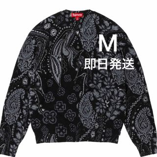 Supreme Printed Paisley Sweater "black"