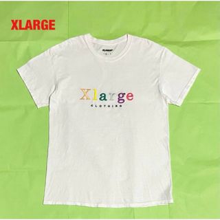 XLARGE - 【人気】XLARGE　エクストララージ　ロゴTシャツ　カラフル刺繍　ユニセックス