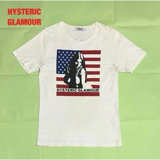 ヒステリックグラマー(HYSTERIC GLAMOUR)の【人気】HYSTERIC GLAMOUR　半袖Tシャツ　ヒスガール　星条旗(Tシャツ/カットソー(半袖/袖なし))