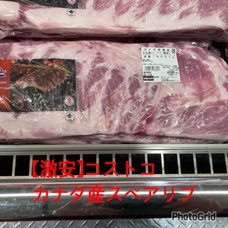 コストコ - 【激安】コストコ　カナダ産チルド豚肉 三元スペアリフ セントルイスイル