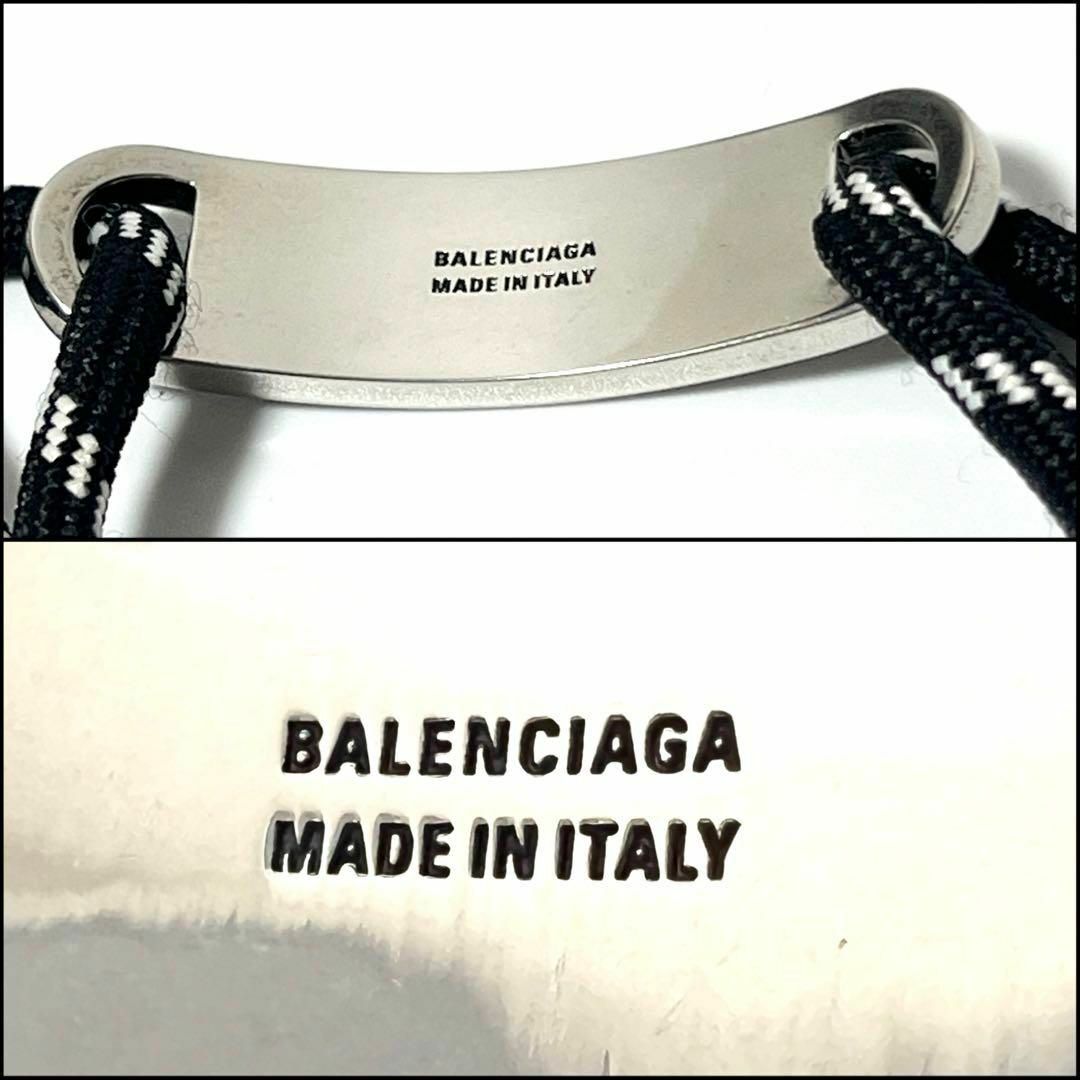 BALENCIAGA】バレンシアガ メンズ プレート ブレスレット バングル