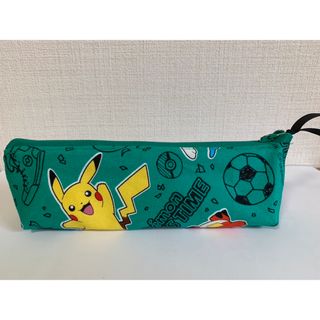 ポケモン - ポケモン　緑色　筆箱　ペンケース　ハンドメイド