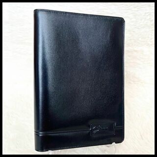 ロンシャン(LONGCHAMP)のLONG CHAMP ロンシャン 二つ折財布 長財布 札入れ ブラック(折り財布)