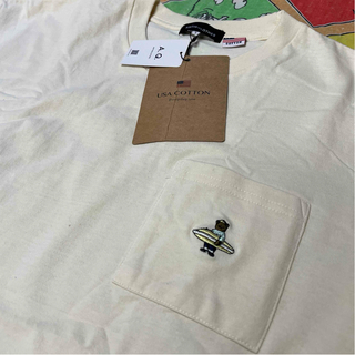 ANTIQUEOTHES オーバーサイズ サーフボードベア 刺繍 7分袖Tシャツ(シャツ/ブラウス(長袖/七分))