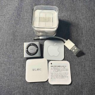 アップル(Apple)の【即完】iPod shuffle MC584J/A [2GB シルバー](ポータブルプレーヤー)