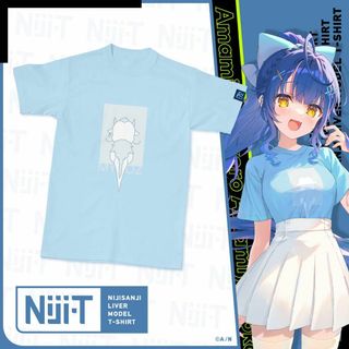 ニジサンジ(にじさんじ)のにじさんじライバーモデルTシャツ【第10弾】にじT 天宮こころモデル(キャラクターグッズ)