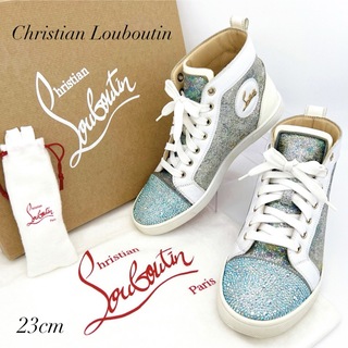 Christian Louboutin - ✨極美品✨ クリスチャンルブタン 23cm スワロフスキー スニーカー ルイス