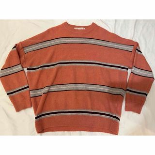 Time is on タイムイズオン BoucleStripeCrewKnit(ニット/セーター)