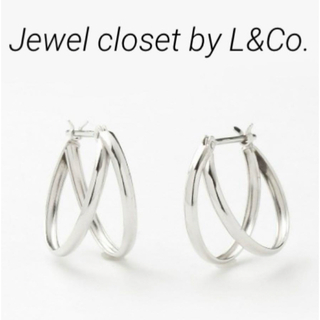 ete - ■現行品■【Jewel closet by L&Co.】K10２連風フープピアス
