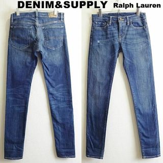 デニムアンドサプライラルフローレン(Denim & Supply Ralph Lauren)のデニム＆サプライ ラルフローレン　スキニーデニム　W73cm　ストレッチ　藍青(デニム/ジーンズ)