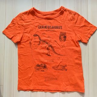 ギャップ(GAP)の【GAP】恐竜Ｔシャツ オレンジ　サイズ110(Tシャツ/カットソー)