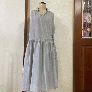 nest Robe - リネン近江晒切替シャツワンピースの通販 by rc's shop nest Robe - リネン近江晒切替シャツワンピースの通販 by rc's shop