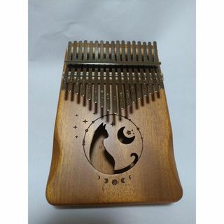 カリンバ 猫 17キー Kalimba  木製 親指ピアノ