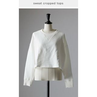 T. japan sweat cropped tops(トレーナー/スウェット)