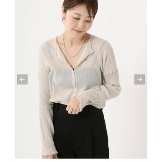 プラージュ(Plage)のアトリエフランセ　別注 HENLY NECK L/SL シャツ　23ss(シャツ/ブラウス(長袖/七分))