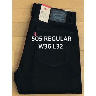 Levi's - Levi's 505 REGULAR FIT BLACK NATIVE CALI