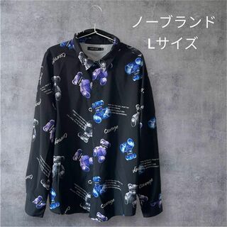 Avail - 【美品】ノーブランド　クマ　ビックシャツ　レディース　シャツ