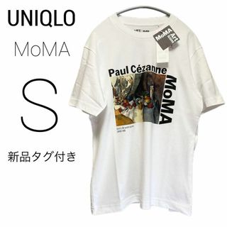 ユニクロ(UNIQLO)の新品タグ付✨UNIQLO tシャツ MoMA  UT ホワイト ユニクロ S(Tシャツ(半袖/袖なし))