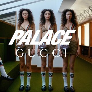 Gucci - GUCCI×PALACE 国内正規品 22AW GGキャンバス ミニスカート