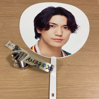 ジャニーズ(Johnny's)の銀テ付き Aぇ! group 正門良規 うちわ(アイドルグッズ)