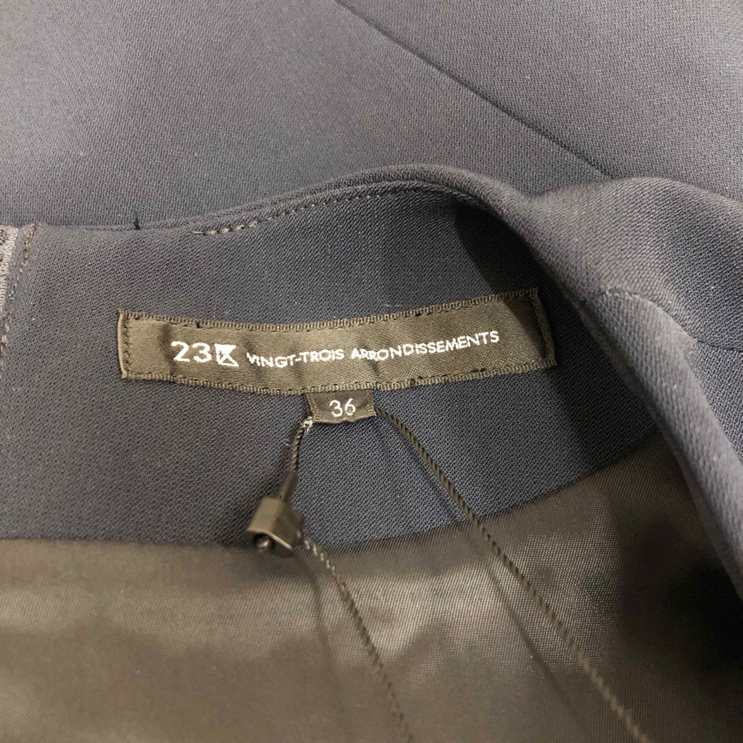 23区 - 即決 新品 タグ付き 23区 ワンピース ネイビーの通販 by 23区 - 即決 新品 タグ付き 23区 ワンピース ネイビーの通販 by