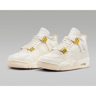 ジョーダン(Jordan Brand（NIKE）)の☆AIR JORDAN 4 レトロ White & Gold☆(スニーカー)