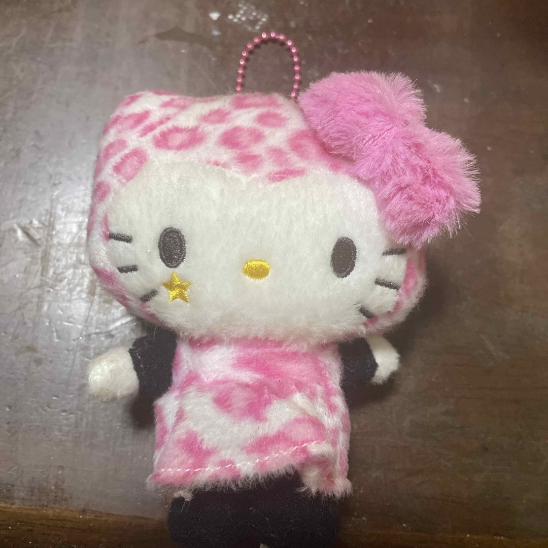 ハローキティ - ピンクヒョウ柄 キティちゃん マスコット ハローキティ - ピンクヒョウ柄 キティちゃん マスコット