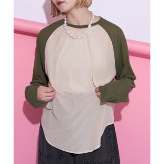 Ciaopanic - 新品　チャオパニック　【Ciaopanic】ラグランシアーオーバーTEE