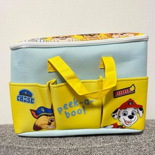 パウパトロール　ポケットいっぱいバッグ　パウパト　収納BOX ボックス　イエロー(その他)