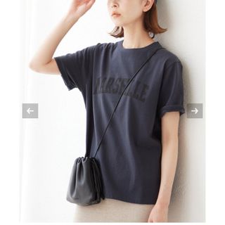 スローブイエナ(SLOBE IENA)のスローブイエナ　SLOBE IENA ロゴ半袖Tシャツ　MARSEILLE(Tシャツ(半袖/袖なし))