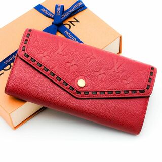 ルイヴィトン(LOUIS VUITTON)の【超希少色！極美品】ルイヴィトン モノグラム アンプラント サラ 赤(財布)