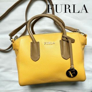 Furla - ✨美品✨2way FURLA  ショルダーバッグ　ハンドバッグ　レザー　イエロー