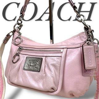 コーチ(COACH)のコーチ COACH 2way ポピー ショルダーバッグ ライトピンク 斜め掛け(ショルダーバッグ)